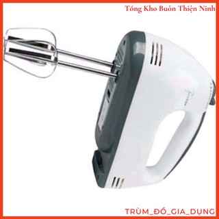 Máy đánh trứng đánh kem nhào bột 7 tốc độ 180W (Màu Trắng)