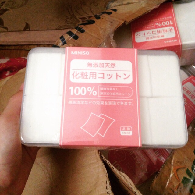 Bông tẩy trang miniso