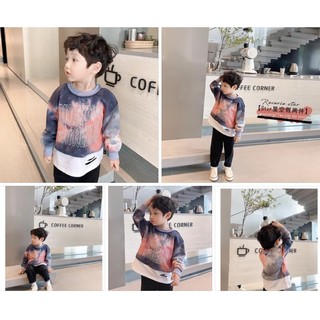 ÁO NỈ LOANG PHA RÁCH GẤU XUẤT HÀN