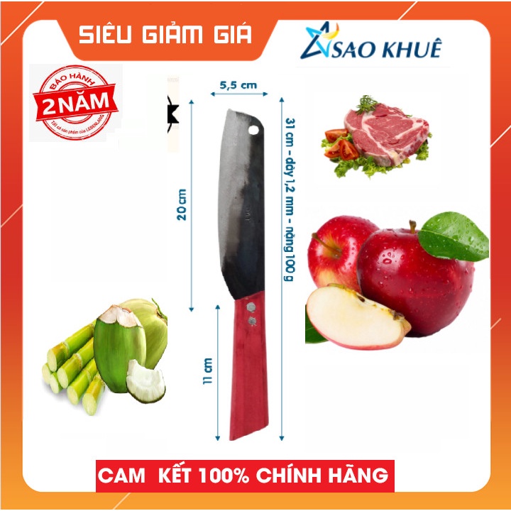 Dao thái bé loại thường chuyên để thịt,rau, bổ hoa quả được làm bằng nhíp xe