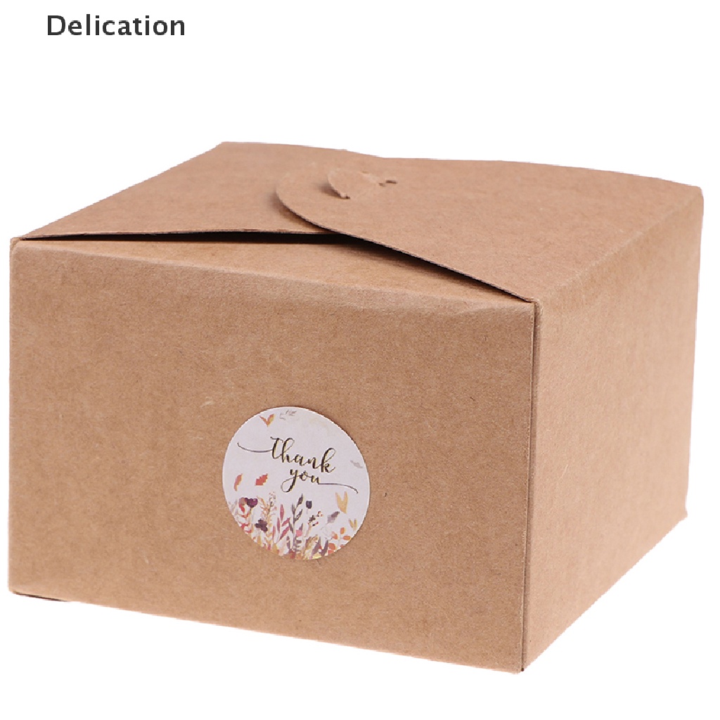 Cuộn 500 miếng dán in chữ Thank You họa tiết xinh xắn dùng trang trí