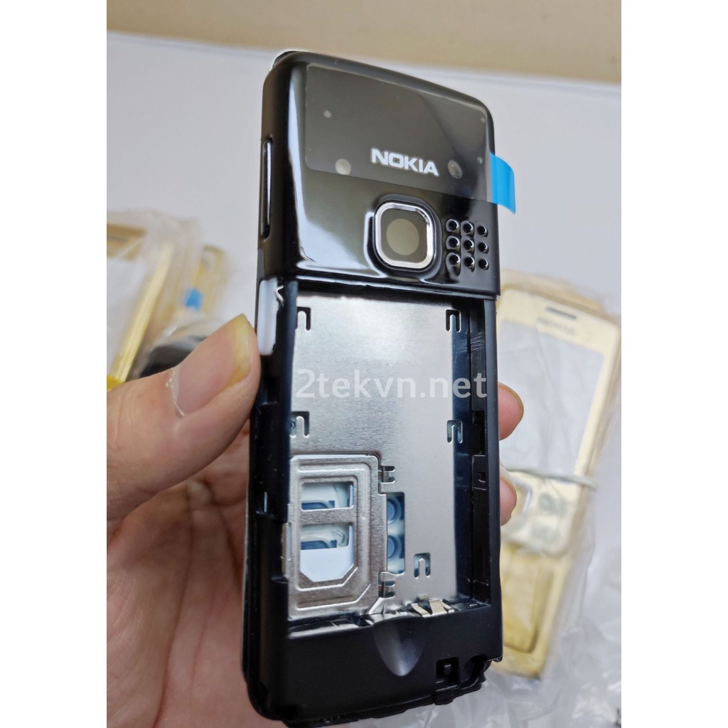 Combo bộ vỏ điện thoại Nokia 6300 sườn+phím siêu đẹp đủ màu