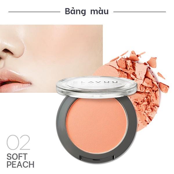 Phấn Má Hồng Klavuu Urban Pearlsation Natural Powder Blusher 5.5g