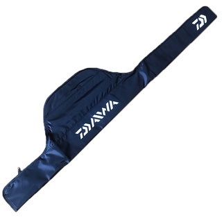 Túi đựng cần lure cao cấp Daiwa Black 1 ngăn dài 1m25 và 1m5, bao đựng cần câu cá 2 khúc chống thấm nước
