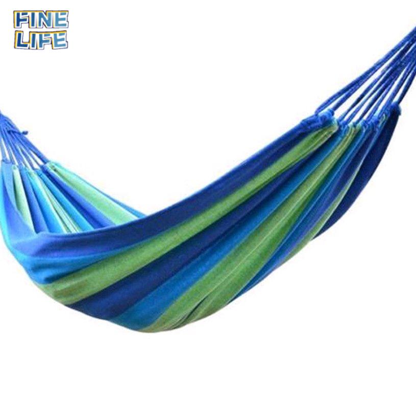 280*80cm 2 Persons Striped Hammock Outdoor Leisure Bed Thickened Hanging Bed