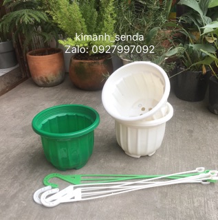 Chậu nhựa treo size 14cm