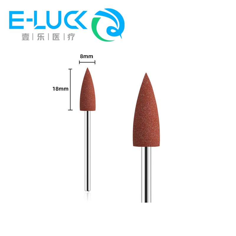 Bộ 5 Dụng Cụ Đánh Bóng Răng HP 8*18mm Bằng Silicon Tốc Độ Thấp