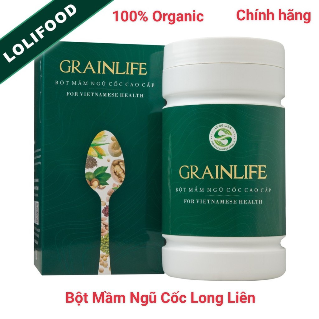 [Lolifood] Bột Mầm Ngũ Cốc Cao Cấp Long Liên Grainlife 500gr - Ngũ cốc dinh dưỡng