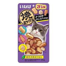 Snack/ bánh thưởng INABA Soft Bits Cat Treat cho mèo gói 25g