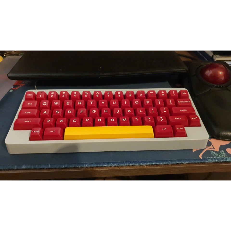 Keycap COMPOSITION AIFEI 478 nút bàn phím cơ Double Shot ABS SA