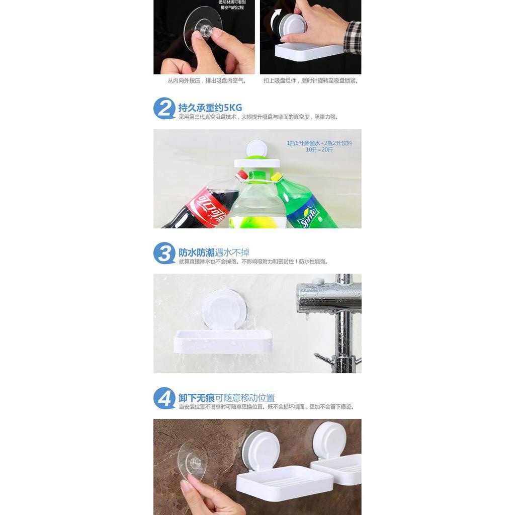 Giá để xà phòng gắn tường đơn giản tiện dụng chắc chắn