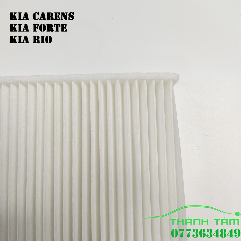 LỌC GIÓ ĐIỀU HÒA KIA CARENS 2006-2012, LỌC GIÓ ĐIỀU HÒA KIA FORTE 2010-2013, mã 97133-2E200, kích thước: 227x201x17mm