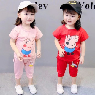 Bộ quần áo peppa pig