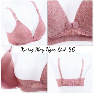 Áo Lót Bầu Loại Trơn (Cúc Mở, Mặc Cả Sau Sinh Cho Con Bú)