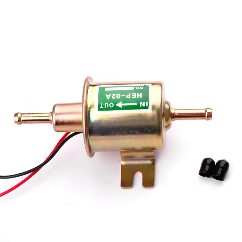 Bộ Chế Hòa Khí Bơm Nhiên Liệu Điện 12 24V HEP-02A Cho Xe Máy / Tàu Thuyền