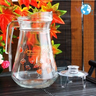 Bình nước thủy tinh eo hoa 1.3l🍓🍓🍓