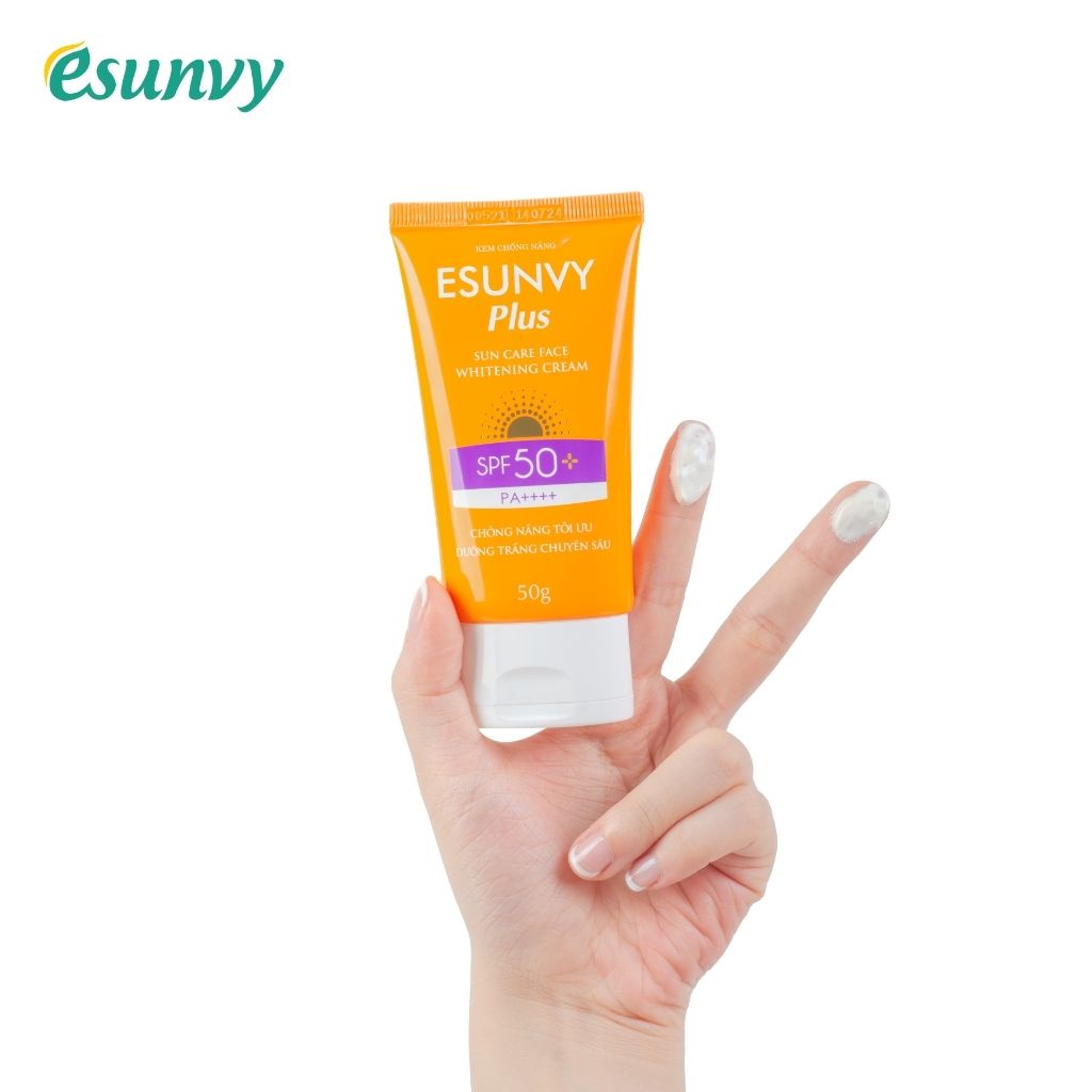 Kem Chống Nắng Esunvy Plus Sun Care Face SPF50+/PA++++ Cho Da Nhạy Cảm, Bảo Vệ Da Hoàn Hảo Tuýp 50g TMP014