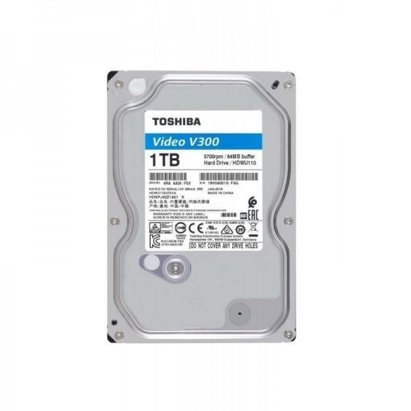 Ổ cứng Camera Toshiba Internal 3.5″ 1TB VideoStream V300 series (64MB) 5700rpm SATA3 (6Gb/s) - Chính Hãng