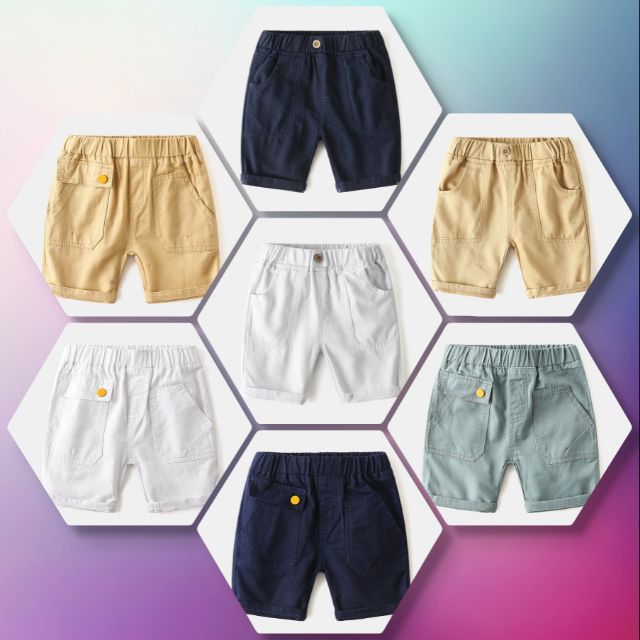 Quần sóc kaki bé trai