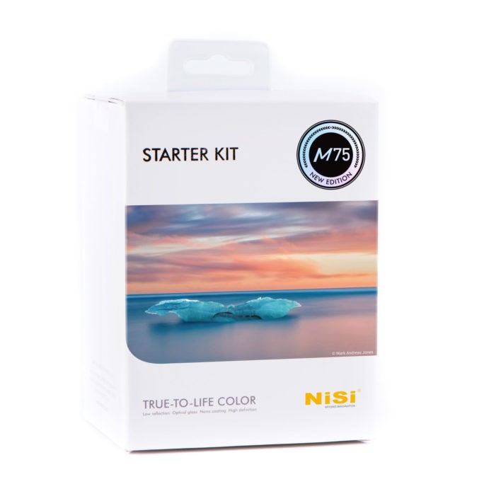 Starter Kit Holder & Filter Nisi hệ 75mm (Gồm Adapter, Holder, GND medium 3stop, ND 6stop, ND 10 stop, CPL)