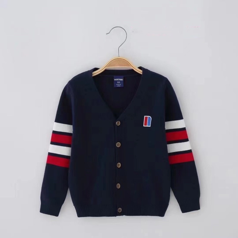 Áo Khoác Len Cardigan Cho Bé 3 Màu