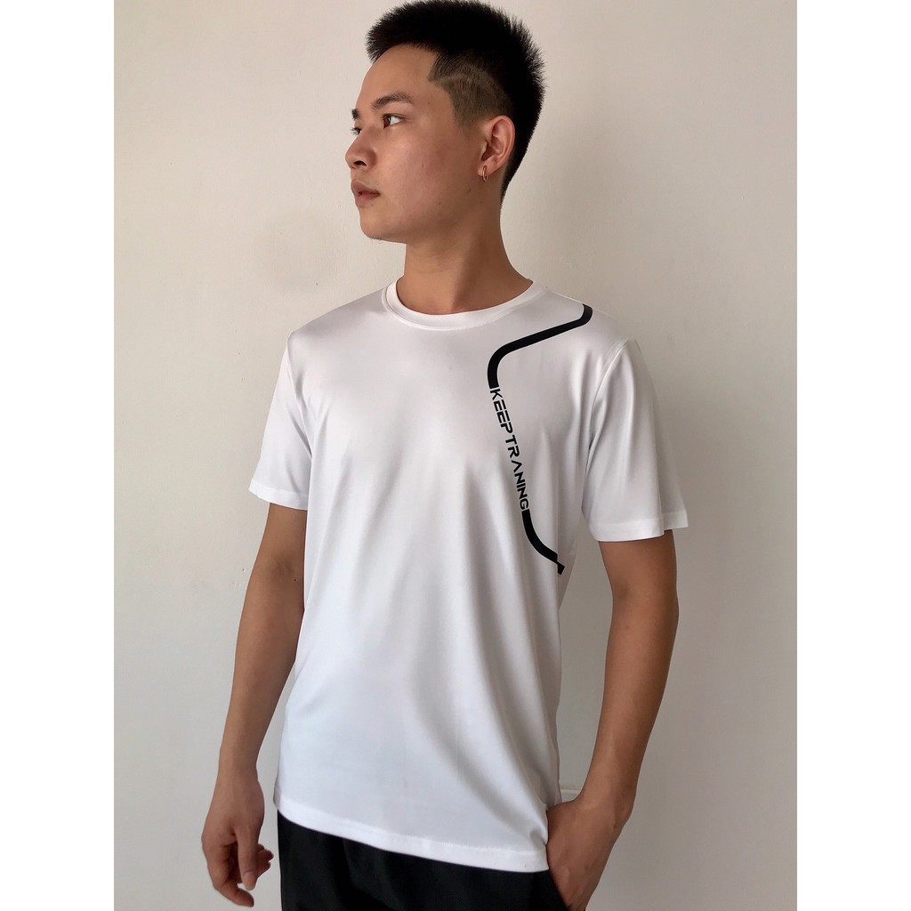 Bộ thun thể thao nam KEEPTRAINING 👉FREESHIP👈chất thun lạnh co dãn 4 chiều thoáng mát, nổi bật có kèm ảnh thật | BigBuy360 - bigbuy360.vn