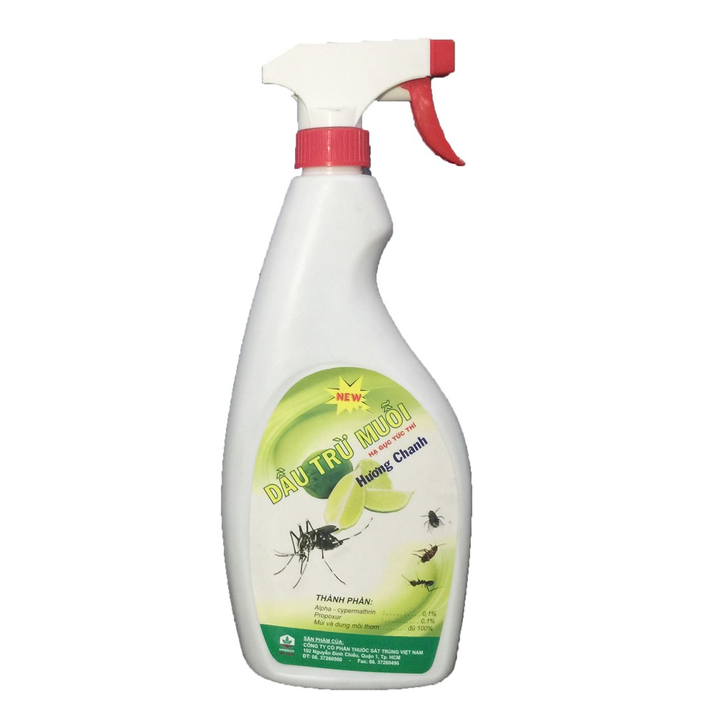 BÌNH XỊT DẦU TRỪ MUỖI HƯƠNG CHANH