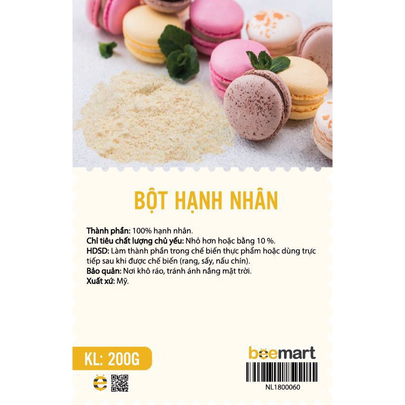 Hạnh nhân bột 200gr