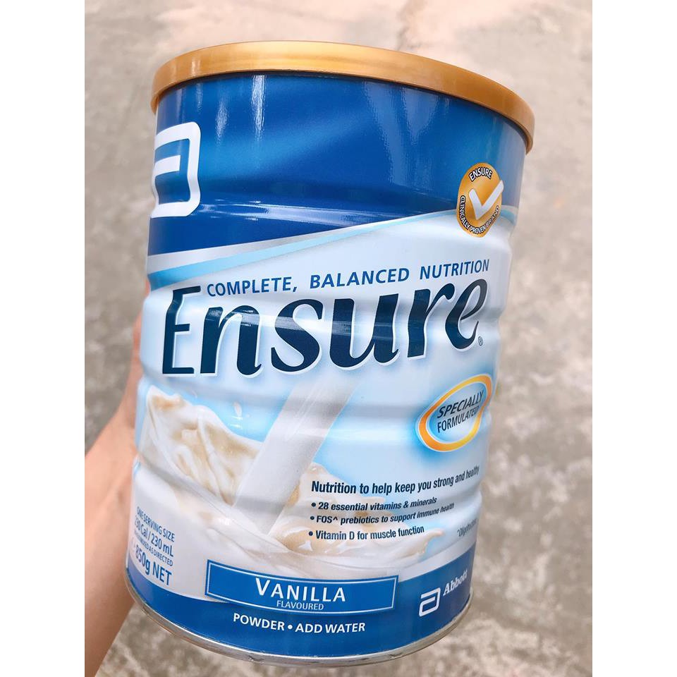 Sữa bột nội địa Ensure Úc 850gr