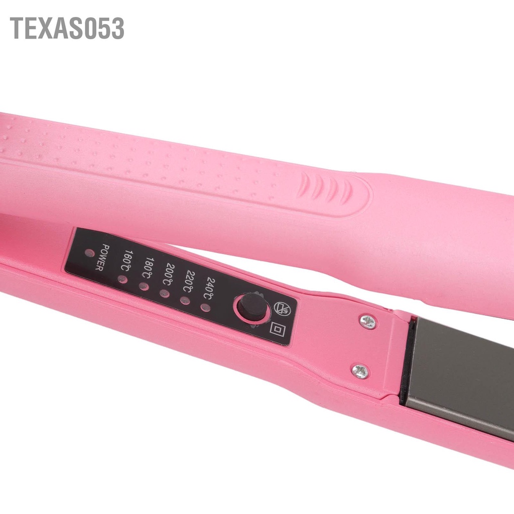 [Hàng mới về] Máy duỗi tóc 3 trong 1 với tấm bảng có thể thay thế nhiệt độ bằng sắt phẳng giắc cắm EU 110V ‑ 220V