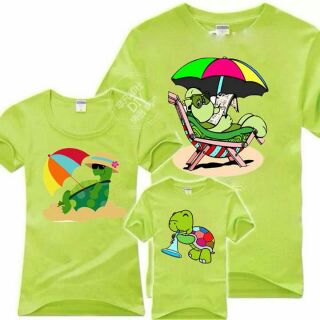 Combo 3 áo gia đình rùa