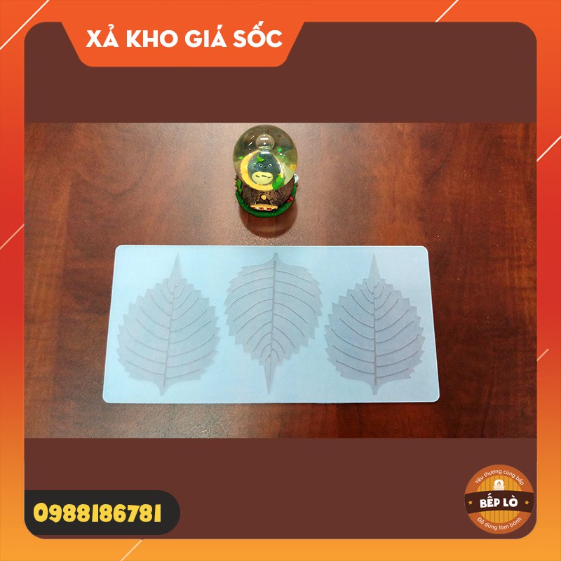 Khuôn silicon tạo hình socola trang trí bánh kem - Lá dương