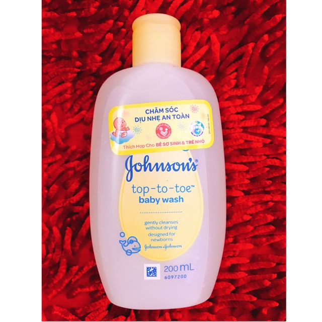 Tắm gội Johnsons baby 200ml
