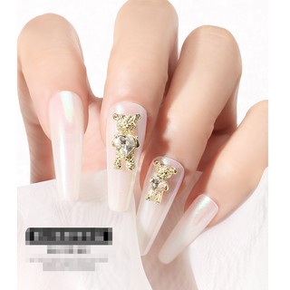 Charm con gấu gắn móng