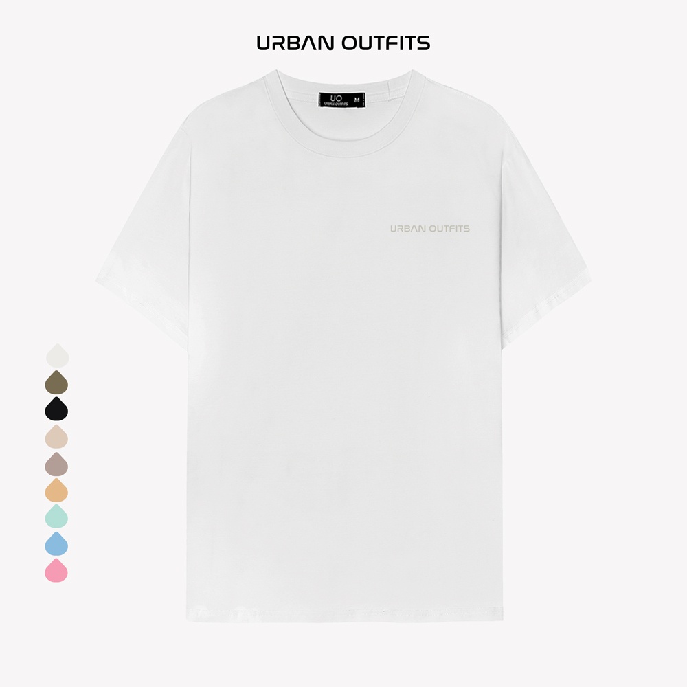 Áo Thun Tay Ngắn Nam Nữ URBAN OUTFITS In Chữ ATR12 unisex form suông Big Size 85kg 100 Cotton Đẹp
