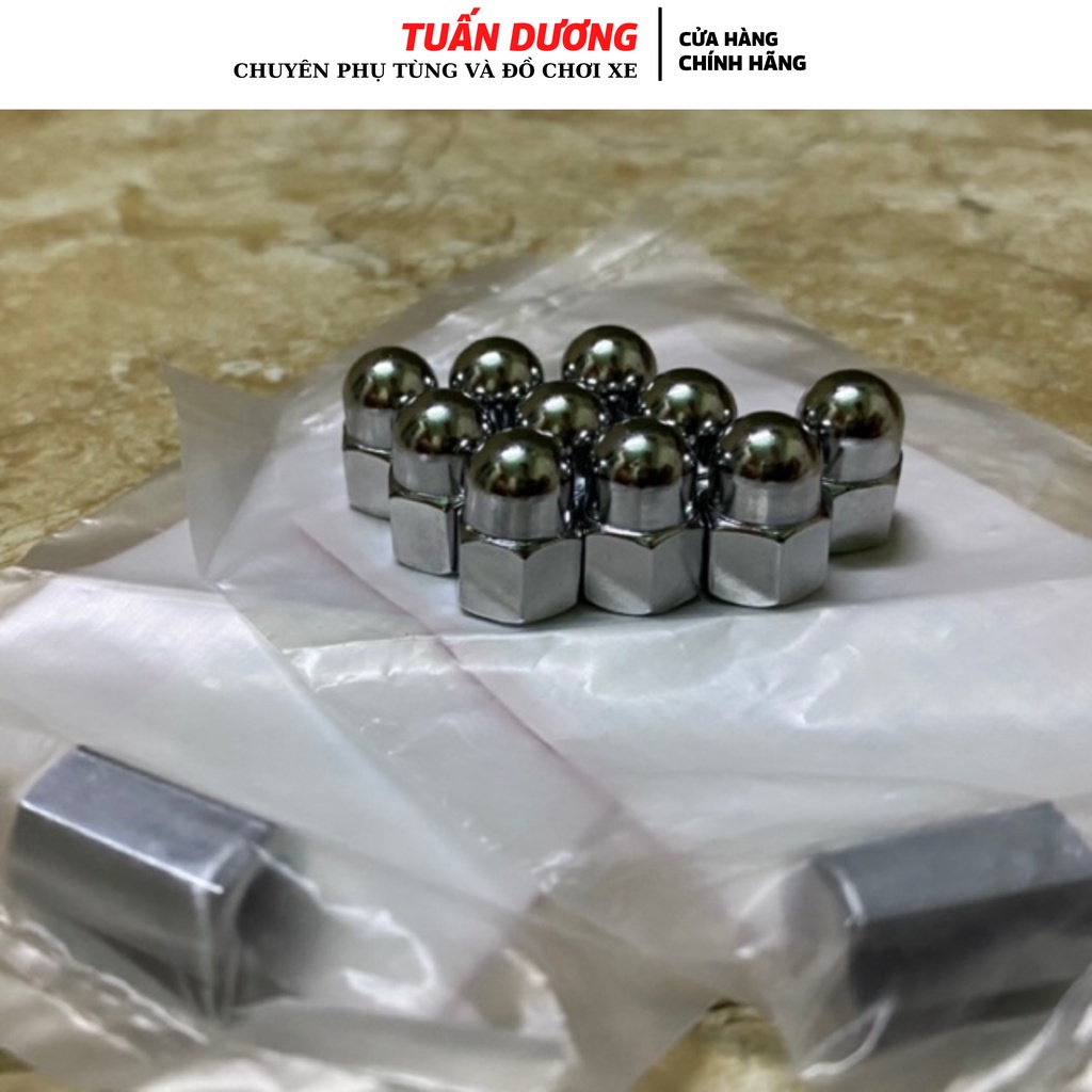 Ốc Bắt Cổ Pô Xe, Ốc Mũ Bắt Ống Xả  Dùng Cho Xe Dream Wave Các Loại Đẹp Zin Chuẩn Xịn 100