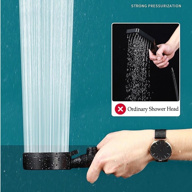 Đầu Vòi Sen Áp Suất Cao 5 Chế Độ Điều Chỉnh Được Tiết Kiệm Nước