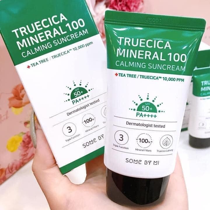 Kem Chống Nắng Cho Da Mụn Some By Mi Truecica Mineral 100 SPF50+/PA+++ 50ML