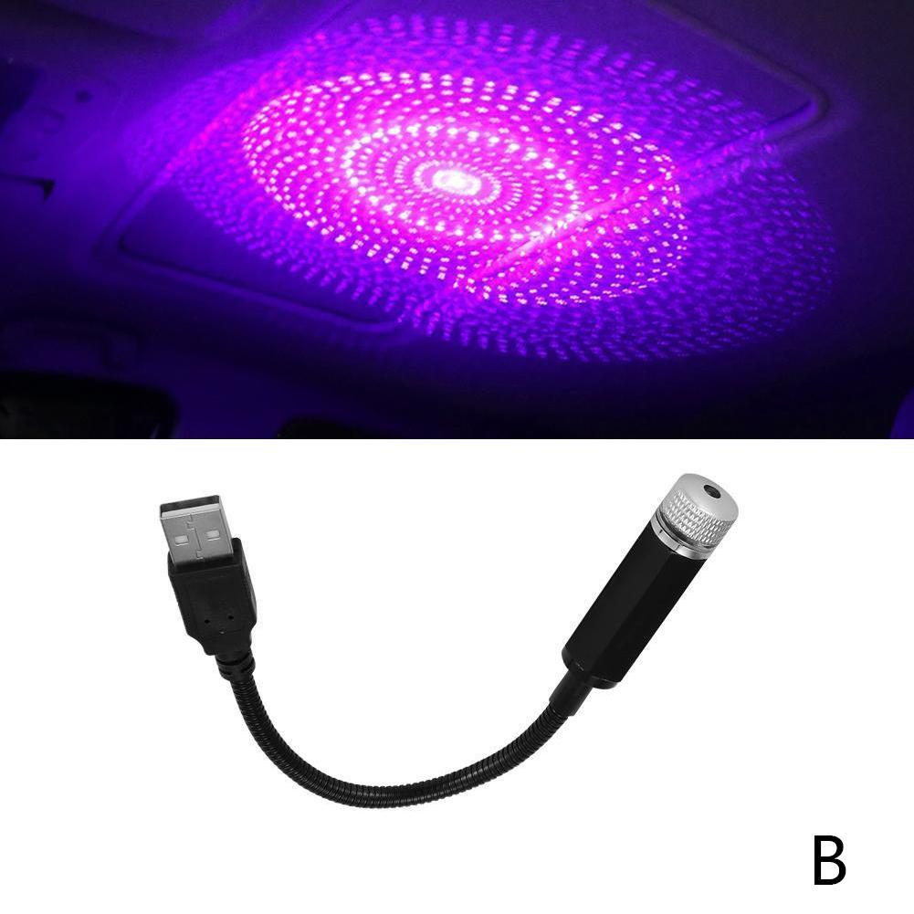 Đèn Led Usb Ánh Sao Trang Trí Trần Xe Hơi