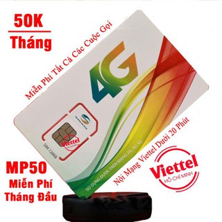 [FREE 1 THÁNG] Sim Viettel MP50 miễn phí gọi nội mạng