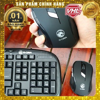 BỘ BÀN PHÍM CHUỘT KHÔNG DÂY Eblue EC888BK Hàng phân phối Chính Hãng