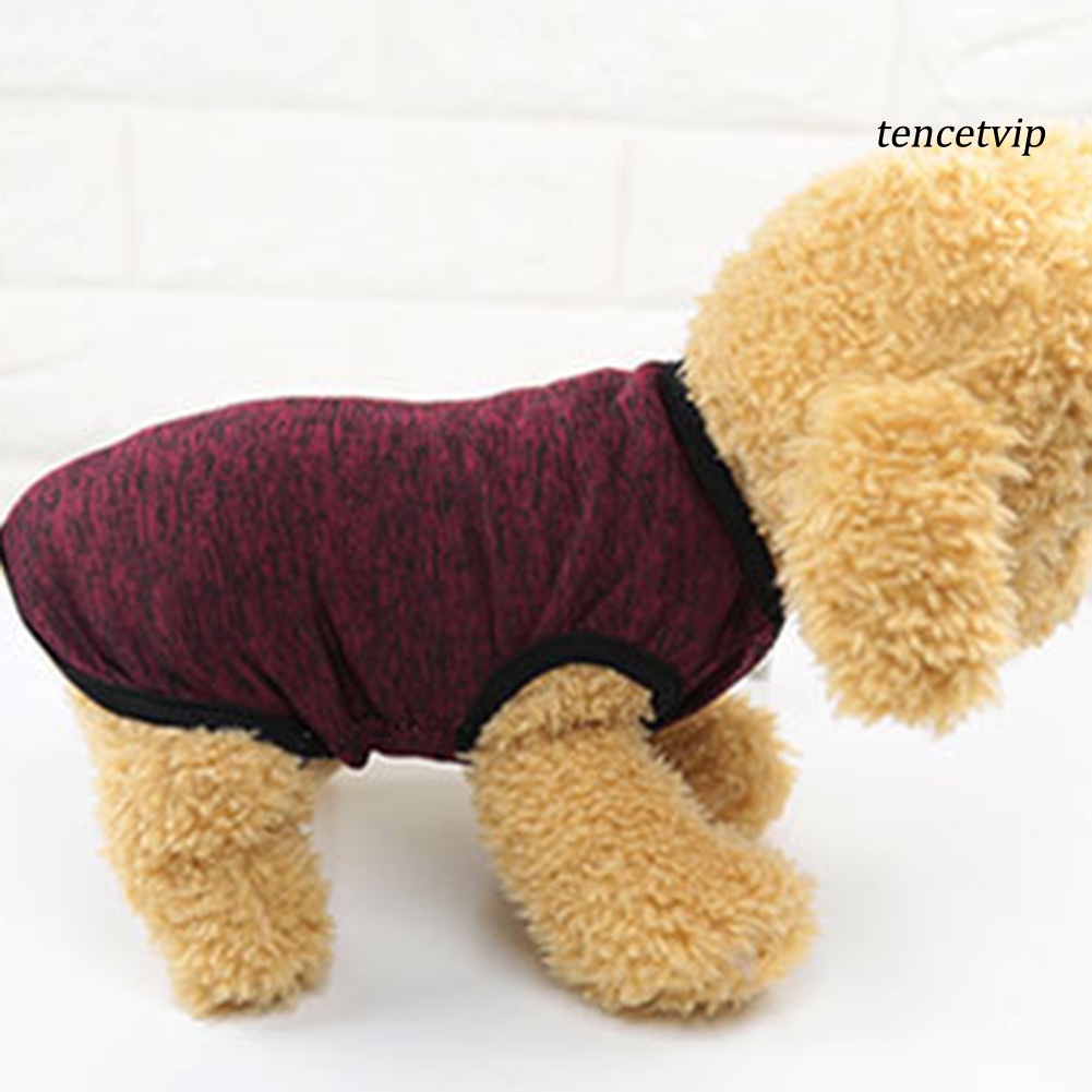 Áo Thun Cotton Giữ Ấm Mùa Đông Cho Thú Cưng
