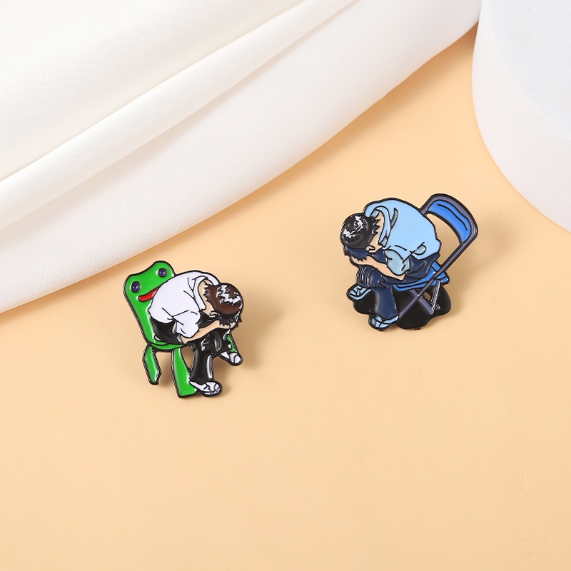 Ghim Cài Áo Hình Chú Ếch Ngồi Ghế Đáng Yêu