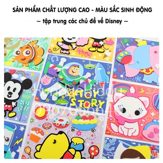 Tranh dán xốp 3D chủ đề Disney cho bé