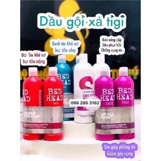 Cặp dầu gội xả tigi 750ml