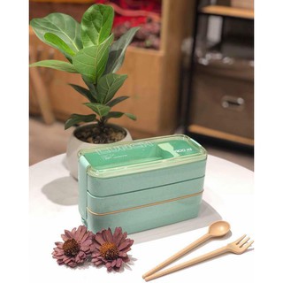 hộp đựng cơm 3 tầng lúa mạch