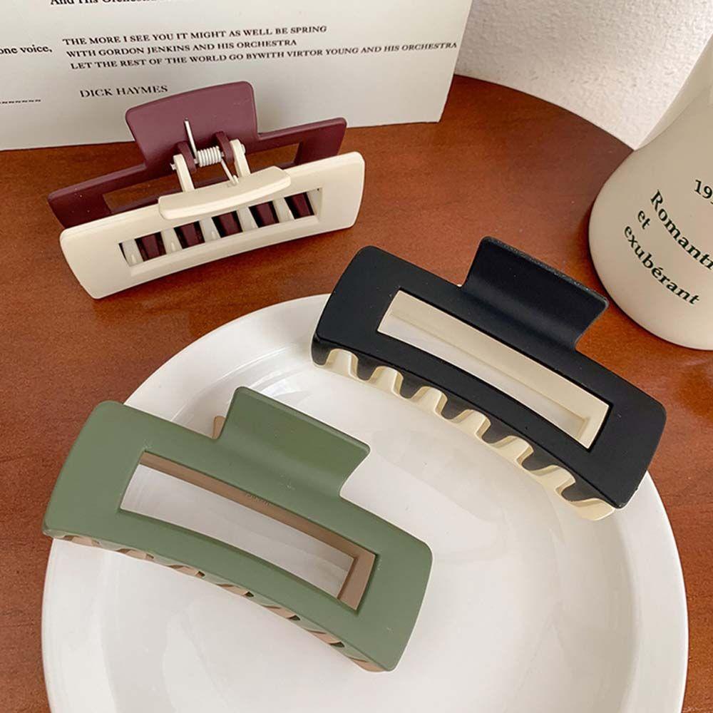 EXPEN Kẹp Tóc Dạng Móng Vuốt Phong Cách Hàn Quốc Đơn Giản Cho Nữ