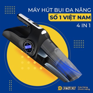 Máy hút bụi cầm tay đa năng kiêm Hút bụi, Bơm Lốp Ô Tô , Đo Áp Suất Lốp