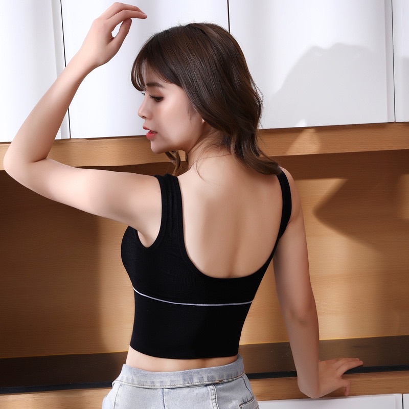 Áo bra Tập Gym Thể thao , Áo lót không gọng alaxender weng Phối đồ cực sang