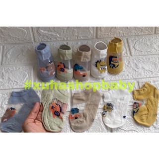 SET 5 VỚ LƯỚI ROBIBABI BÉ TRAI GÁI 0-24 THÁNG